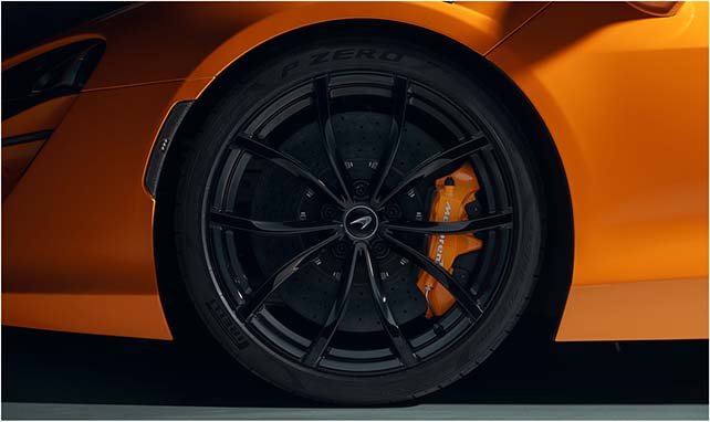 Sport tires with brakes and customized calipers