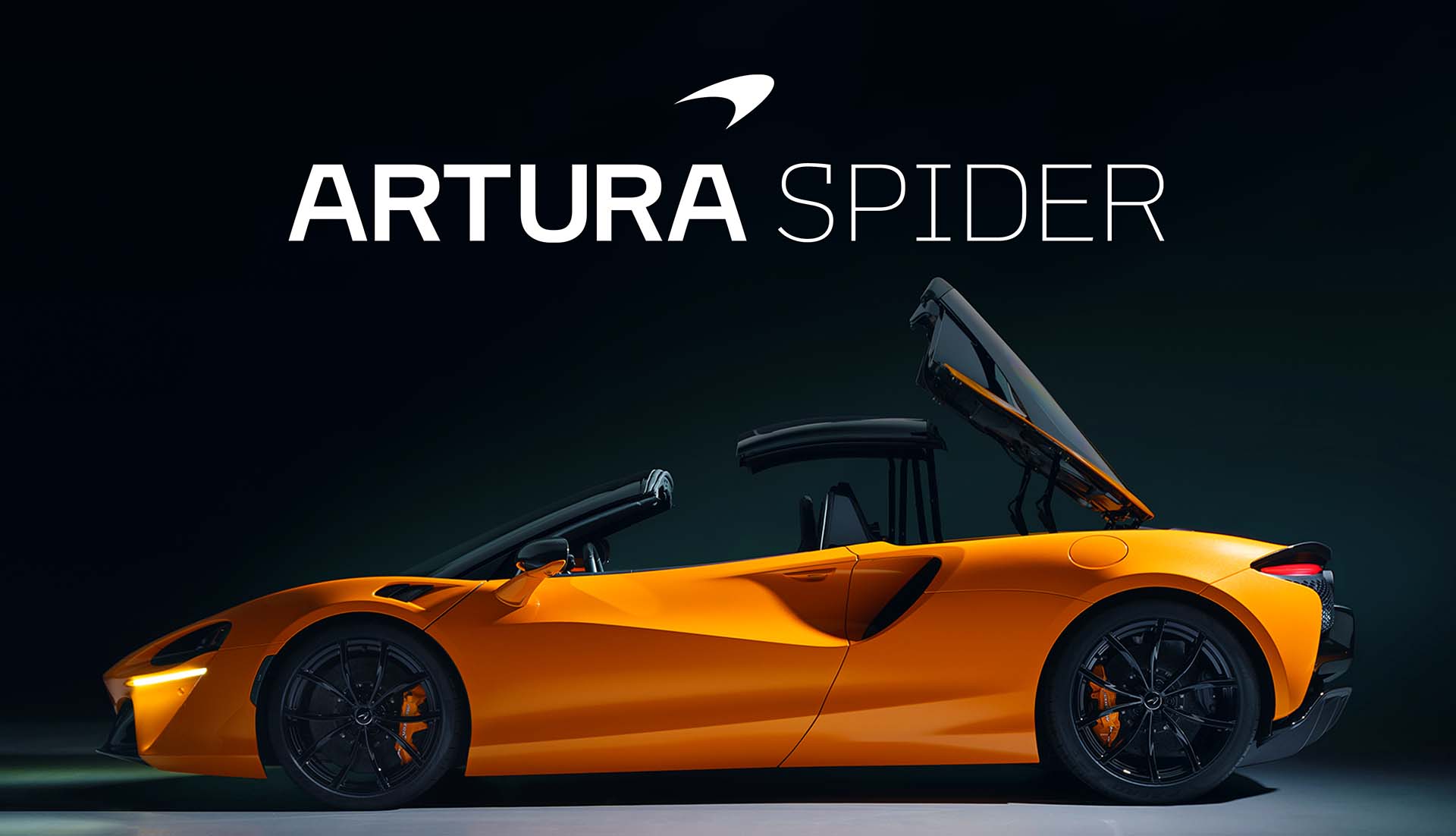 Artura Spider side profile with retractable hard top